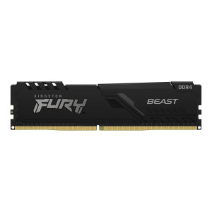 Kingston FURY Beast - DDR4 - módulo - 8 GB - DIMM de 288 contactos - 3200 MHz / PC4-25600 - CL16 - 1.35 V - sin búfer - no ECC - negro