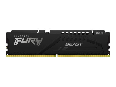 Kingston FURY Beast - DDR5 - módulo - 16 GB - DIMM de 288 contactos - 2800 MHz / PC5-44800 - CL40 - 1.25 V - sin búfer - on-die ECC - negro