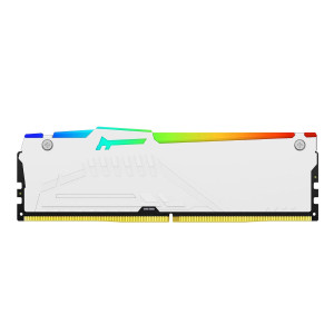 Kingston FURY Beast RGB - DDR5 - módulo - 16 GB - DIMM de 288 contactos - 2800 MHz / PC5-44800 - CL40 - 1.25 V - sin búfer - on-die ECC - blanco