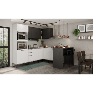 Barra - desayunador Bela Negro