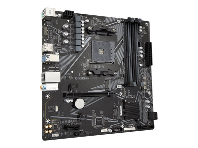 Gigabyte B550M K - 1.0 - placa base - micro ATX - Socket AM4 - AMD B550 Chipset - USB 3.2 Gen 1 - Gigabit LAN - Tarjeta gráfica (CPU necesaria) - HD Audio (8-canales)