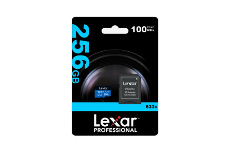 Memoria microSDXC Lexar 256GB 633x UHS-I Blue Series