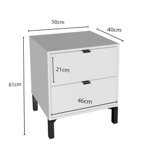 Mesa De Luz Marden 2c Blanco