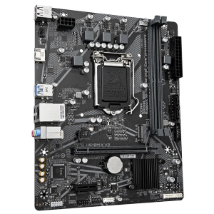 Gigabyte H510M K V2 (rev. 1.0) - 1.0 - placa base - micro ATX - Socket LGA1200 - H470 Chipset - USB 3.2 Gen 1 - Gigabit LAN - Tarjeta gráfica (CPU necesaria) - HD Audio (8-canales)