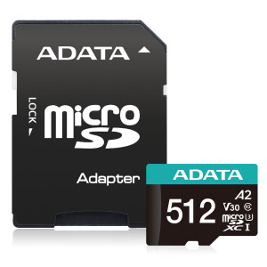 Memoria Adata Pro MicroSDXC UHS-I3 512gb C10
