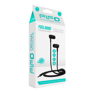 Auriculares Fifo Feel Good 3,5mm Llamadas Cable Plano