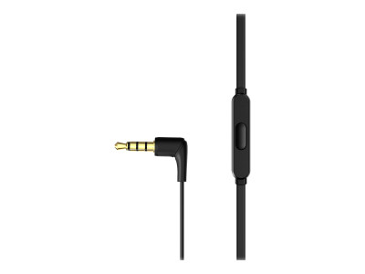 HyperX Cloud Earbuds II - Auriculares internos con micro - en oreja - cableado - conector de 3,5 mm - negro