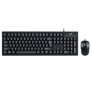 Combo Genius KM-100SE teclado y mouse negro usb