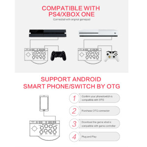 Joystick Arcade PXN Fight Stick 0082 PC,PS4,PS3,XB