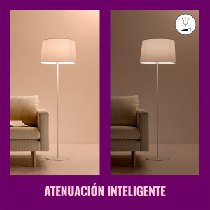 Lámpara Led Inteligente Philips Wiz 7W E27 Ámbar