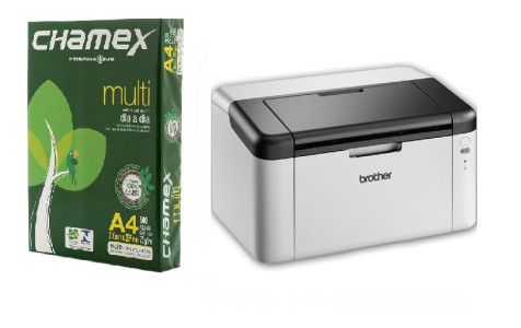 Impresora Laser Brother HL-1200 + resma A4