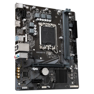 Gigabyte H610M K DDR4 - 1.0 - placa base - micro ATX - Socket LGA1700 - H610 Chipset - USB 3.2 Gen 1 - Gigabit LAN - Tarjeta gráfica (CPU necesaria) - HD Audio (8-canales)