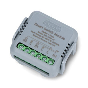 Switch Domótica Moes ZM-104B-M Mini 2 Gang Zigbee