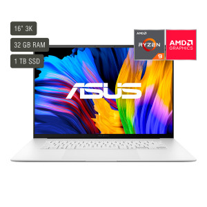 Notebook Asus Zenbook 16'' Táctil Oled Ryzen 9 32gb 1tb W11