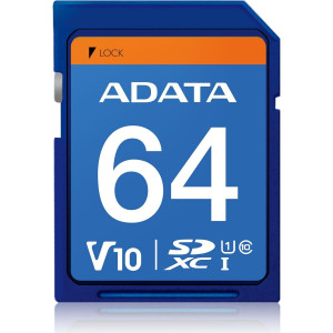 Memoria SD Adata Premier UHS-I 64GB C10