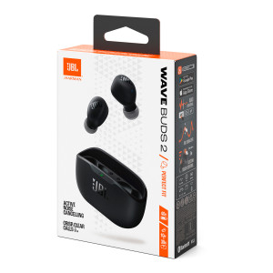 Auriculares Inalámbricos BT Jbl Wave Buds 2 IP54 IPX2 Llamadas