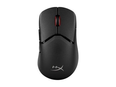 HyperX Pulsefire Saga - Ratón - diseño ergonómico, botones programables - óptico - 6 botones - cableado - USB - negro