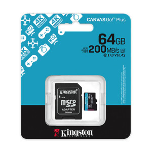 MICROSD 64GB CANVAS GO PLUS
