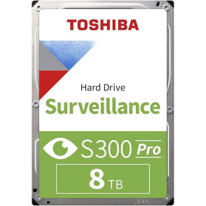 Toshiba S300 Pro HDWTA80UZSVAR - Disco duro - Vigilancia - 8 TB - interno - 3.5