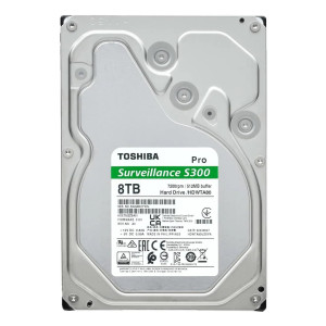 Toshiba S300 Pro HDWTA80UZSVAR - Disco duro - Vigilancia - 8 TB - interno - 3.5