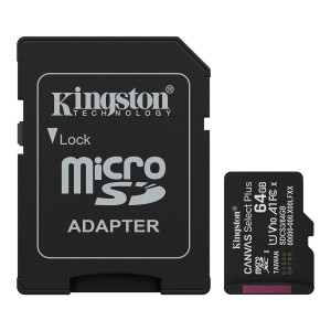 Memoria Micro Sd Kingston Sdcs3/64gb 100mb/s