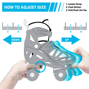 Patines Ajustables Para Niños Roller Derby Trac Star Talle 12J-2