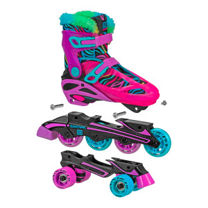 Patines 2en1 Ajustables Para Niños Roller Derby Sprinter Talle 3-6