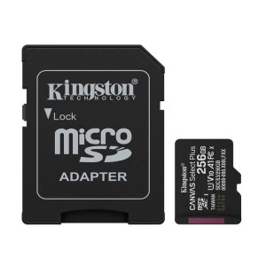 Tarjeta de memoria Kingston 256gb Micro SD Canvas Select Plus Gen 3