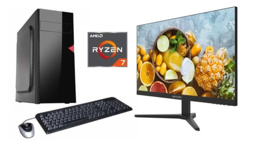 Combo equipo AMD Ryzen 7 + Monitor 24