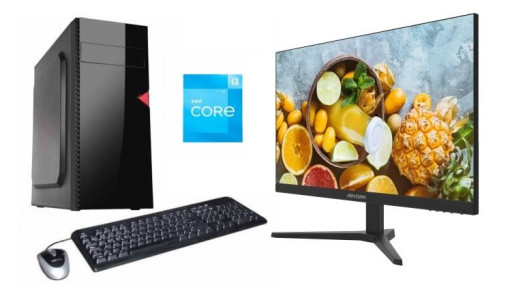 Combo equipo Core i3 12100 + Monitor 24
