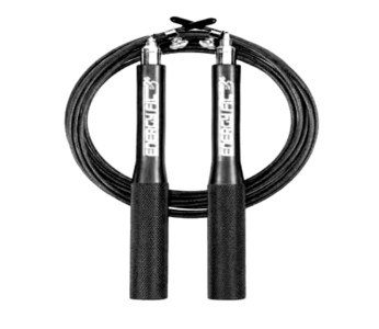 Cuerda para saltar Randers aluminio 3M negra