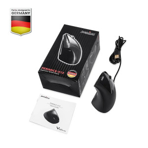 Mouse Diestro Ergonómico Usb Perixx 513