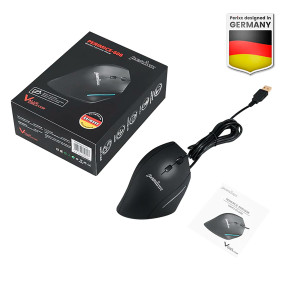 Mouse Diestro Ergonómico Usb Perixx 508