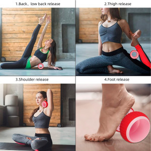 Rodillo Para Masaje Ergonómico Adecuado Hasta 127kg