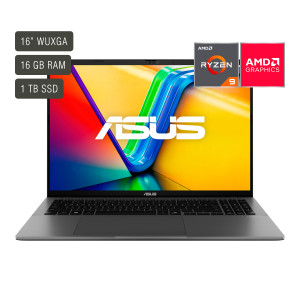 Notebook Asus Vivobook 16'' Ryzen 9 16gb 1tb Win11
