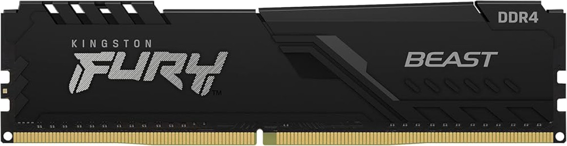 Kingston FURY Beast - DDR4 - módulo - 16 GB - DIMM de 288 contactos - 3200 MHz / PC4-25600 - CL16 - 1.35 V - sin búfer - no ECC - negro