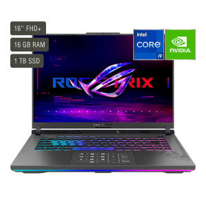 Notebook Gamer Asus Rog Strix 16'' Core I9 16gb 1tb Win11 Rtx4070