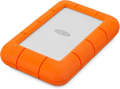 LaCie Rugged Mini - Disco duro - 2 TB - externo (portátil) - USB 3.0 - 5400 rpm - AES de 256 bits - con Seagate Rescue Data Recovery