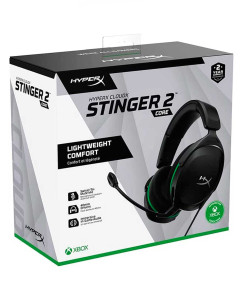 HyperX Cloud Stinger 2 Core - Auricular - tamaño completo - cableado - negro - para EliteDesk 800 G6; Laptop 17; OMEN 15, 16; Pavilion x360 Laptop