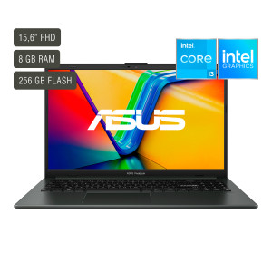 Notebook Asus Vivobook 15,6'' Core I3 8gb 256gb Win11
