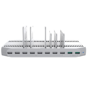 Estación de carga USB Unitek 10 puertos QC 3.0 96W