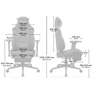 Silla Cougar Speeder One White