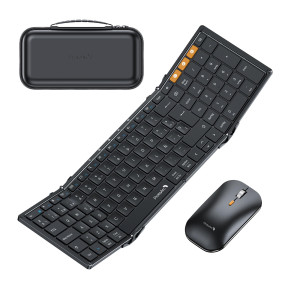 Combo Mouse y Teclado Plegable Bluetooth ProtoArc Xkm01