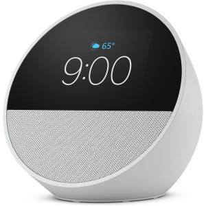 Parlante inteligente y Reloj Amazon Echo Spot blanco