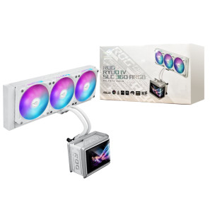 Cooler Liquido Asus ROG Ryuo IV SLC 360 ARGB blanco