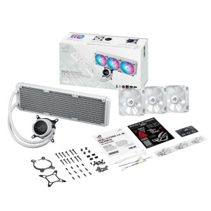 Cooler Liquido Asus ROG Strix LC III 360 ARGB blanco