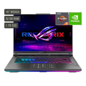 Notebook Gamer Asus Rog 16'' Ryzen 9 32gb 1tb Win11 Rtx5050