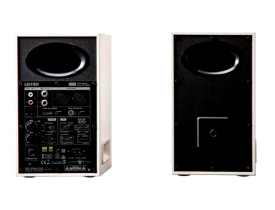 Parlantes amplificadores Edifier MR5 de estudio blancos bluetooth