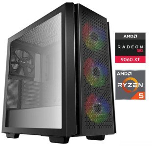 Equipo Gamer Ryzen 5 9600, 16GB, 500GB, RTX 5060 8GB