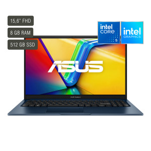Notebook Asus Vivobook 15,6'' Core 5 8gb 512gb